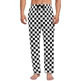 Juload Men's Pajama Pants Loose and lightweight Sleep Lounge Bottoms with pockets Drawstring