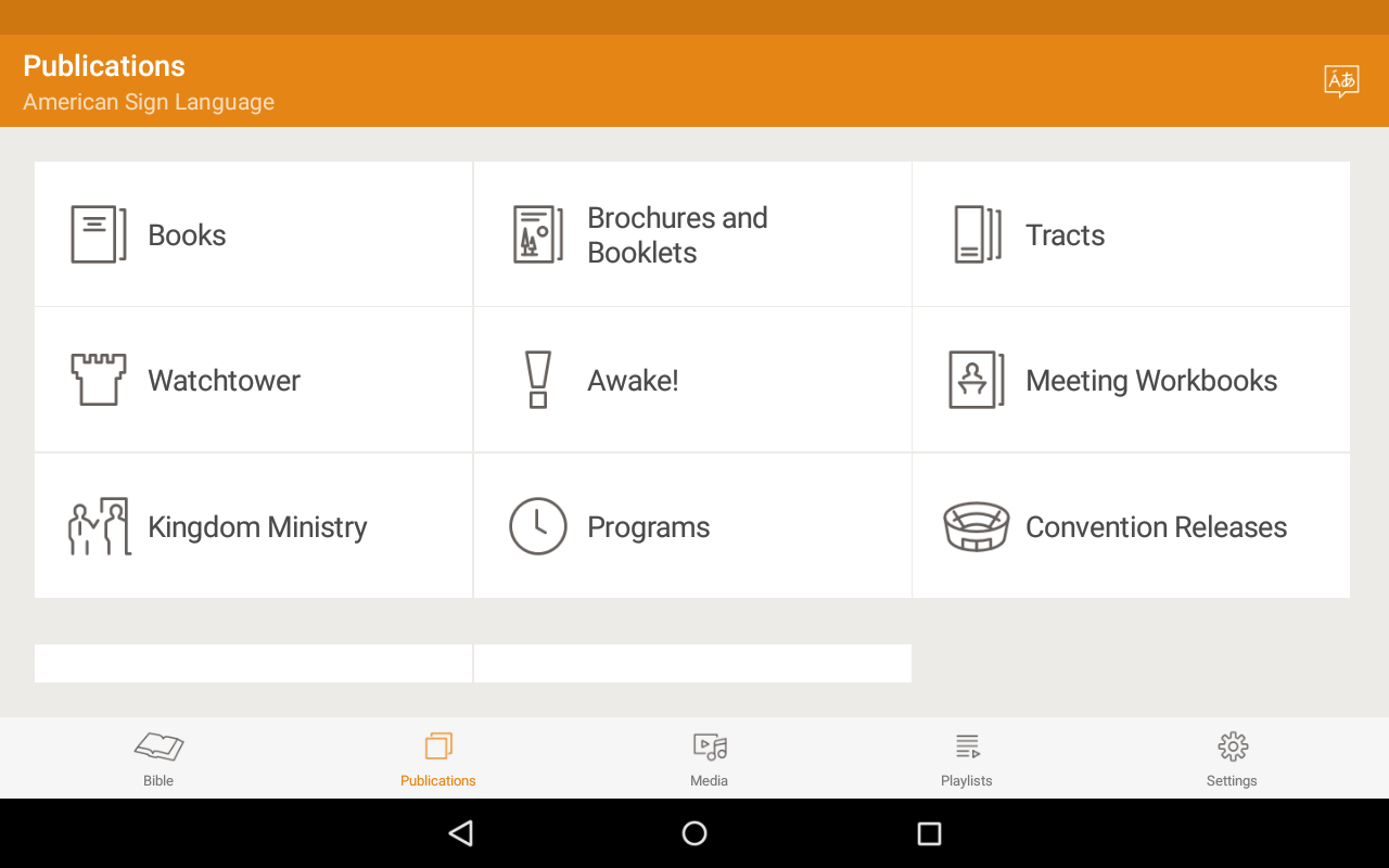 JW Library Sign Language Amazon.es Appstore para Android