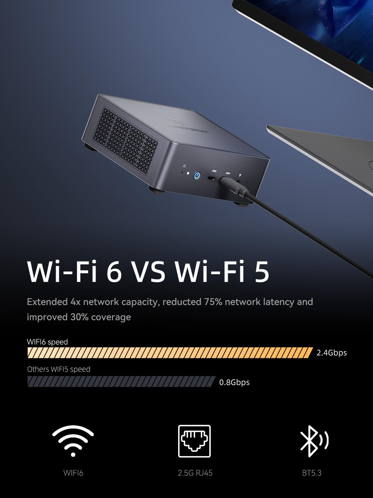 MINISFORUM Venus Series UM790 Pro Mini PC AMD Ryzen 9 7940HS DDR5 32GB 512GB PCIe4.0 SSD Personal Computer, 2xHDMI(4K) 2X USB4(DP|8K) Outputs, Radeon 780M Graphics