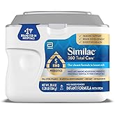Similac 360 Total Care Baby Formula Powder, Exclusive 5 Prebiotic Blend | Infant Formula Designed to Support Baby&rsquo;s Immune System, Brain Development &amp; Digestive Health, in One 20.6 oz Tub