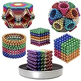 truwire 5MM Magnetic Ball Set for Office Stress Relief Desk Sculpture Toy Perfect for Crafts, Jewelry and Education Magnetized Fidget Cube Provides Relief for Anxiety, ADHD, Autism, Boredom (Mixed)