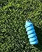 que Bottle - Collapsible Water Bottle. BPA-Free, Leak Proof, Lightweight Travel Bottle. 20oz - Iceberg Blue