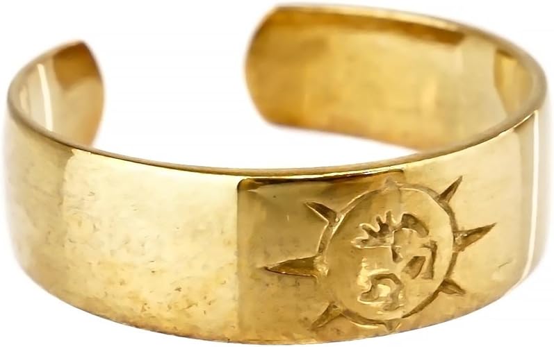 Amazon ジナブリング Jina Bring トゥーリング ブラス 真鍮 足指リング 指輪 メンズ レディース E ココペリ リング 通販