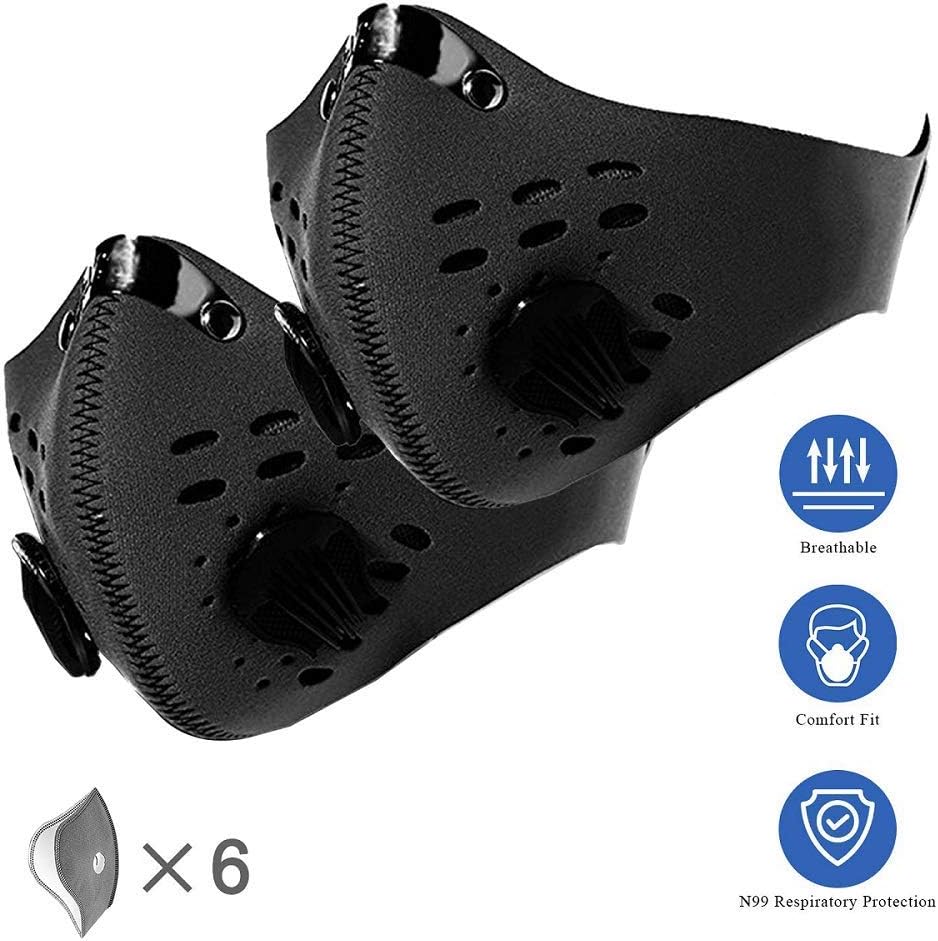 Dust-mask with Filters, Respiratory mask with dust Mouth for Contamination