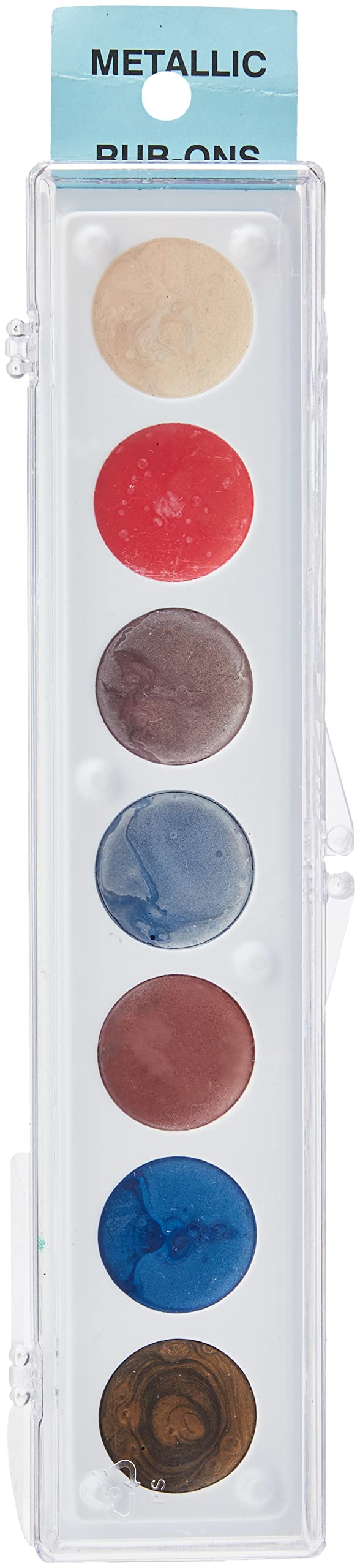 Craf-T Products Metallic Rub-On Paint Set-7 Colors-Kit #3, 1 Count (Pack of 1)