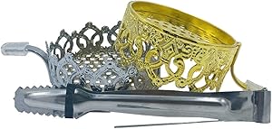KKDUCK Hookah Charcoal Holder Shisha Hookah Bowl Accessories Coal Screens 4 Pcs in 1 Set (1#)