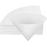 NACHLYNN Fryer Oil Filter, 50pcs Cooking Oil Filter 10 inch Non-Woven Filter Cones Grease Filter Cones Kitchen Oil Filters Maple Syrup Filters Beeswax Filters for Restaurant Kitchen Cafe Hotel