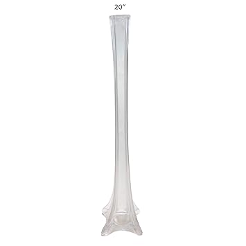 Buy 20 Glass Eiffel Tower Vases 12 Pack Clear Online At Low