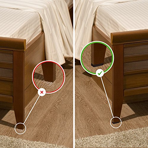 Best Non Slip Furniture Pads 24 Pcs Square Premium 2 Furniture