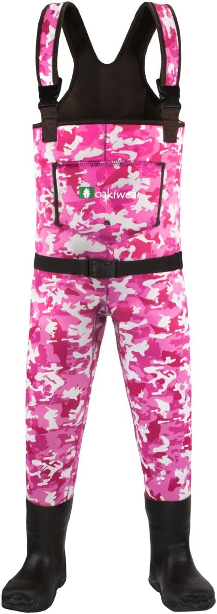 OAKI Toddler & Children's Waterproof Fishing Waders for Kids