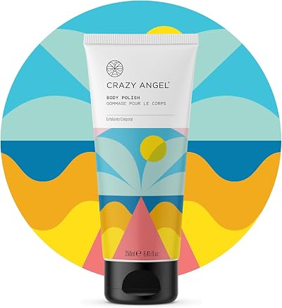 Crazy Angel Vegan Tan Removing Body Polish Exfoliator 250ml Made in UK