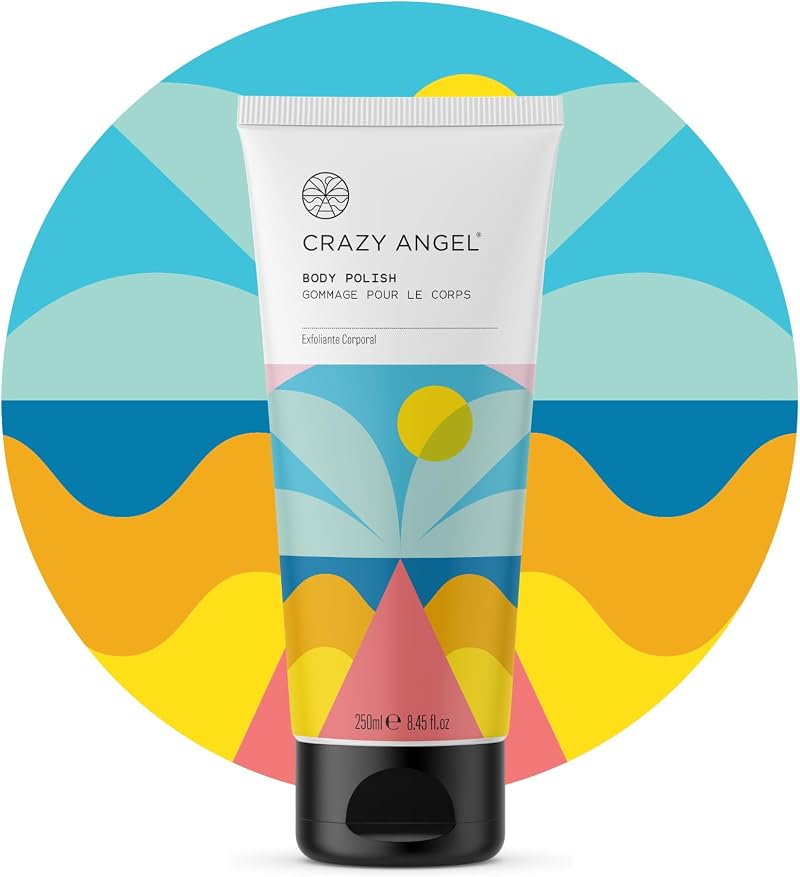 Crazy Angel Vegan Tan Removing Body Polish Exfoliator 250ml Made in UK