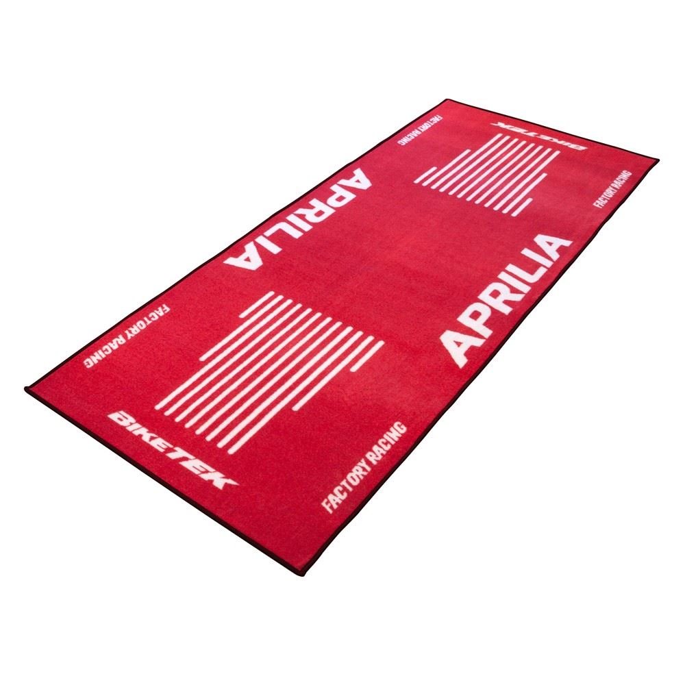 BikeTek Motorcycle Race Garage Mat Suitable For Aprilia