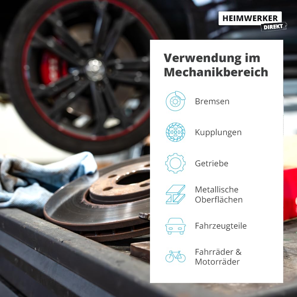 Alfa 1x Bremsenreiniger 500 ml Profi-Qualität Premium-Reiniger Bremsen Spray kraftvoll rückstandsfrei gegen Öle Fette Harze - Made in Germany 3