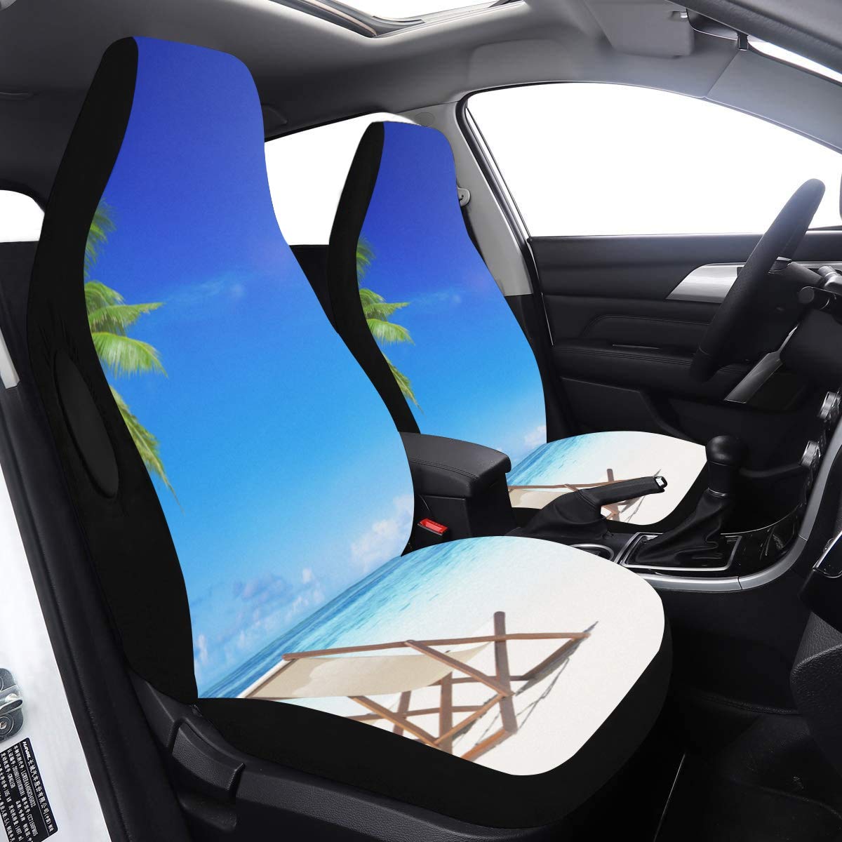 Full Seat Covers Beach Chair On White Beach Covers Cars 2