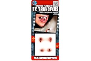 TINSLEY TRANSFERS WMU 1127030 Small 3D Fx Vampire Bites - Costume Makeup Kits