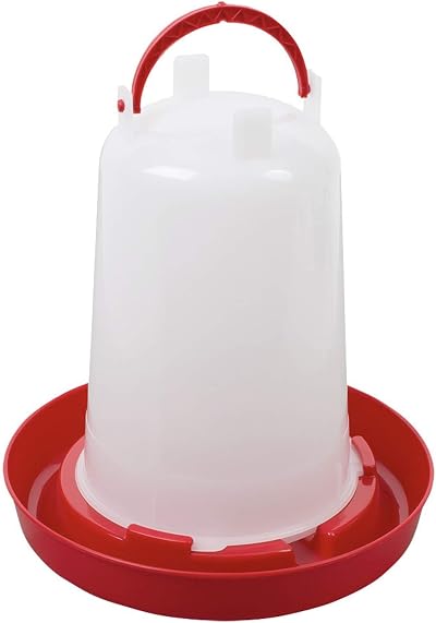 SM Pet Supplies 3L Chicken Aviary Poultry Drinker Translucent