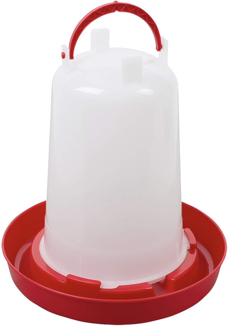 SM Pet Supplies 3L Chicken Aviary Poultry Drinker Translucent