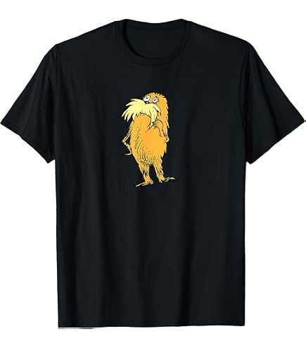Amazon.com: Dr. Seuss The Lorax - Truffula Tree Logo T-Shirt