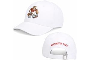 Painted Hills Canada Vancouver 2026 World Cup Soccer Adjustable Fan Cap - Embroidered Beaver – Unisex, six-Panel hat