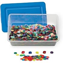 Amazon.com: hand2mind Transparent Counters Classroom Kit, Plastic ...