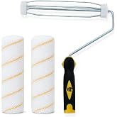 Bates- Paint Roller Kit, 9 Inch Roller Frame with 2 Microfiber Roller Covers, for Walls, Ceilings, Floors, and Home Painting