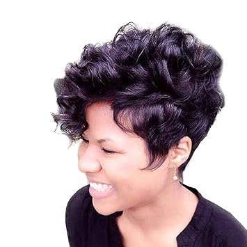 Amazon Com Bromrefulgenc Women Short Curly Wig Women S