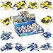FUN LITTLE TOYS Mini Building Blocks Spaceship for Goodie Bags, Birthday Party Favors, Kids Prizes, 12 Packs 36 Models
