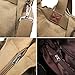 Z-joyee Women's Ladies Casual Vintage Hobo Canvas Daily Purse Top Handle Shoulder Tote Shopper Handbag Satchel Bag, Khaki