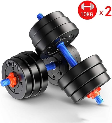 Mancuernas Fitness y ejercicio Mancuernas Pares 20KG Pesas 33-44 ...