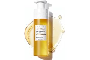 SKINTIFIC Centella Deep Cleansing Oil, Triple Oil System, 200ml, Makeup and Pore Cleansing