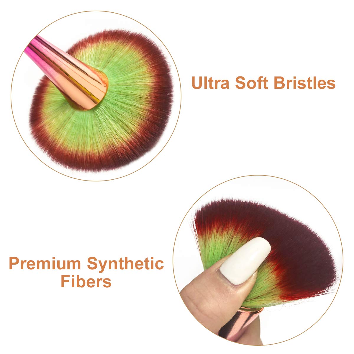 Super Large Mineral Powder Brush, Bronzer Kabuki Makeup Brush, Soft Fluffy Foundation Brush, Professional Powder Brush and Blush Brush for Daily Makeup (color): Beauty