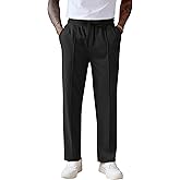 COOFANDY Men's Knit Sweatpants Lightweight Open Bottom Casual Pants Drawstring Jogger Yoga Pants with Pockets