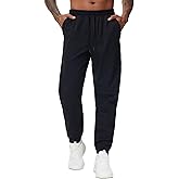 THE GYM PEOPLE Men's Drawstring Workout Joggers Pants Lightweight Tapered Running Lounge Sweatpants with Pockets