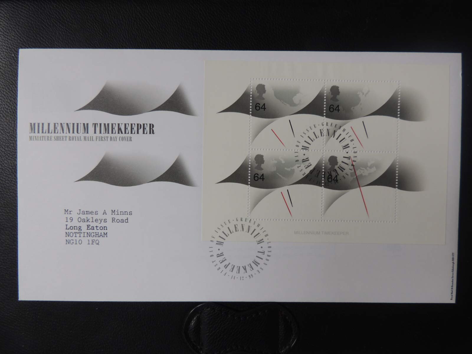 Great Britain 1999 FDC - Millenium Timekeeper Greenwich London Postmark First Day Cover JandR Stamps