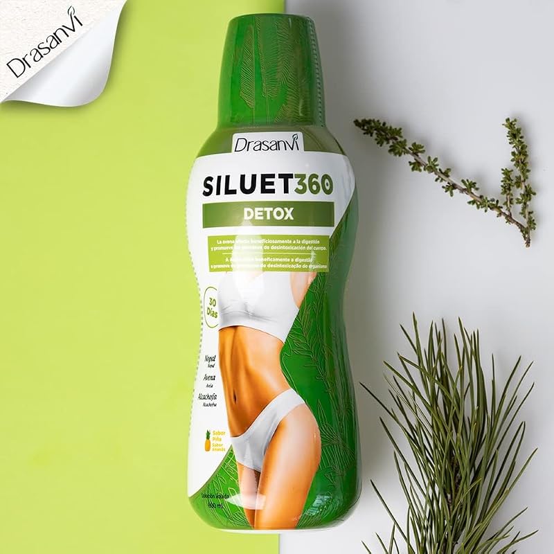 Detox Siluet 360 Drasanvi Control de Peso en 600ml Liquido de Uso Diario