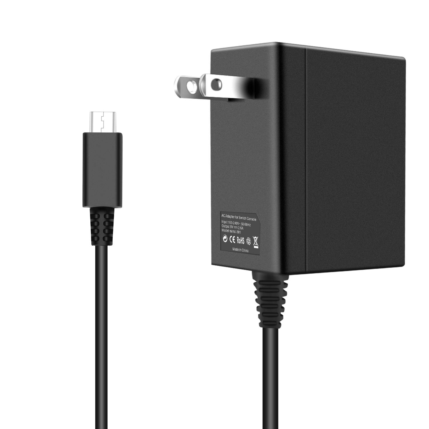 Power Supply Wall Charger AC adapter for Nintendo Switch