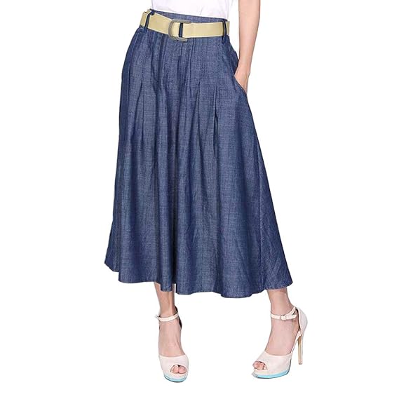 denim midi skirt nz
