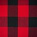 DII Buffalo Check Collection, Classic Farmhouse Cloth Napkin Set, 20x20, Red & Black, 6 Piece