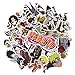 Jasion PVC Decals Anime Cartoon Stickers Waterproof Sunlight-Proof DIY Ideals for Cars, Motorbikes, Portable luggages, Laptops (Naruto)