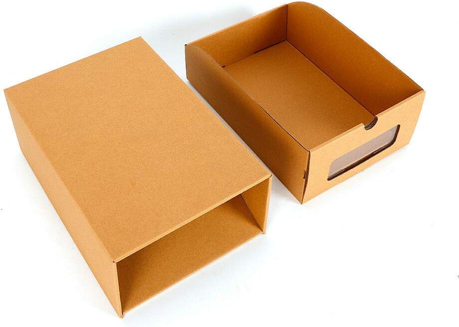 Jintaihua 10 cajas de cartón para zapatos, apilables ...