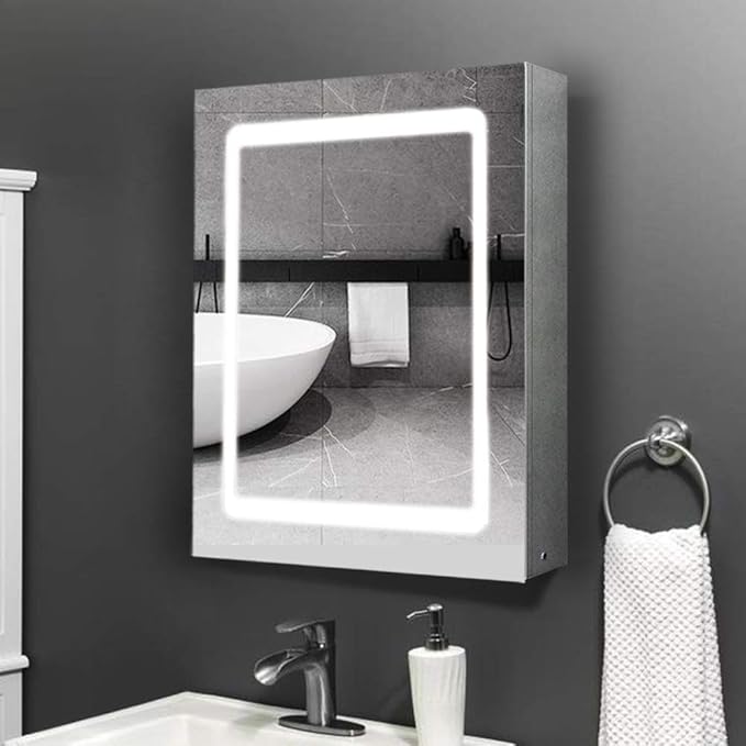 Qiyang LED Illuminated Bathroom 500 x 700 x 130mm Bathroom