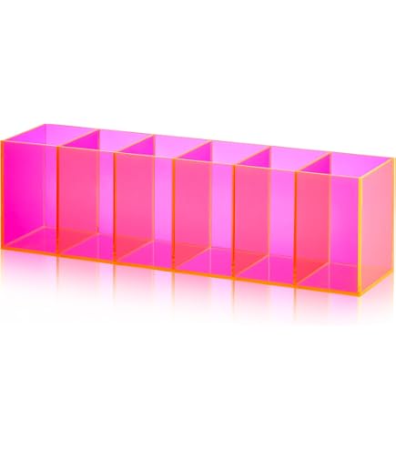 OfficeGoods Acryl Stiftehalter Trapez - Mit Metallbasis, Organizer Für Schreibtisch