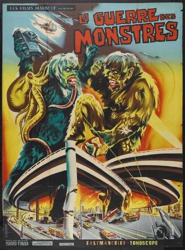 The War of The Gargantuas Poster Movie (27 x 40 Inches - 69cm x 102cm) (1966) (French Style A)