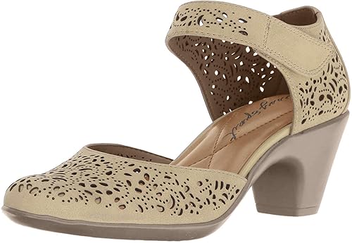 Easy Spirit Women's Cindie Dress Pump, Natural Nubuck, 12 W US
