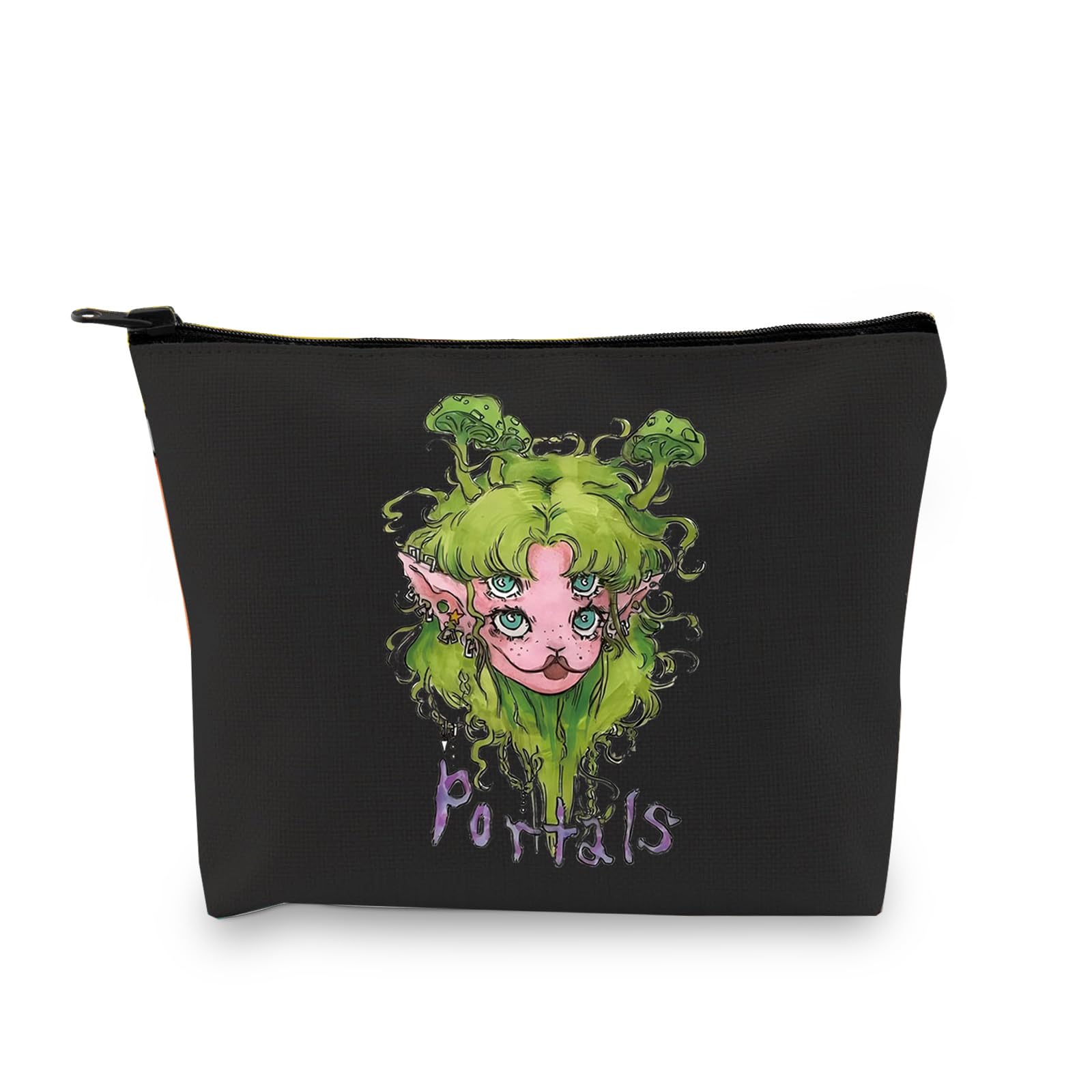 Fairy Melanie Cosmetic Makeup Bag Singer Music Tour 2024 Gift American Singer Inspired Gift Singer Music Tour 2024 Merch (MB, Green Por-tals-3)