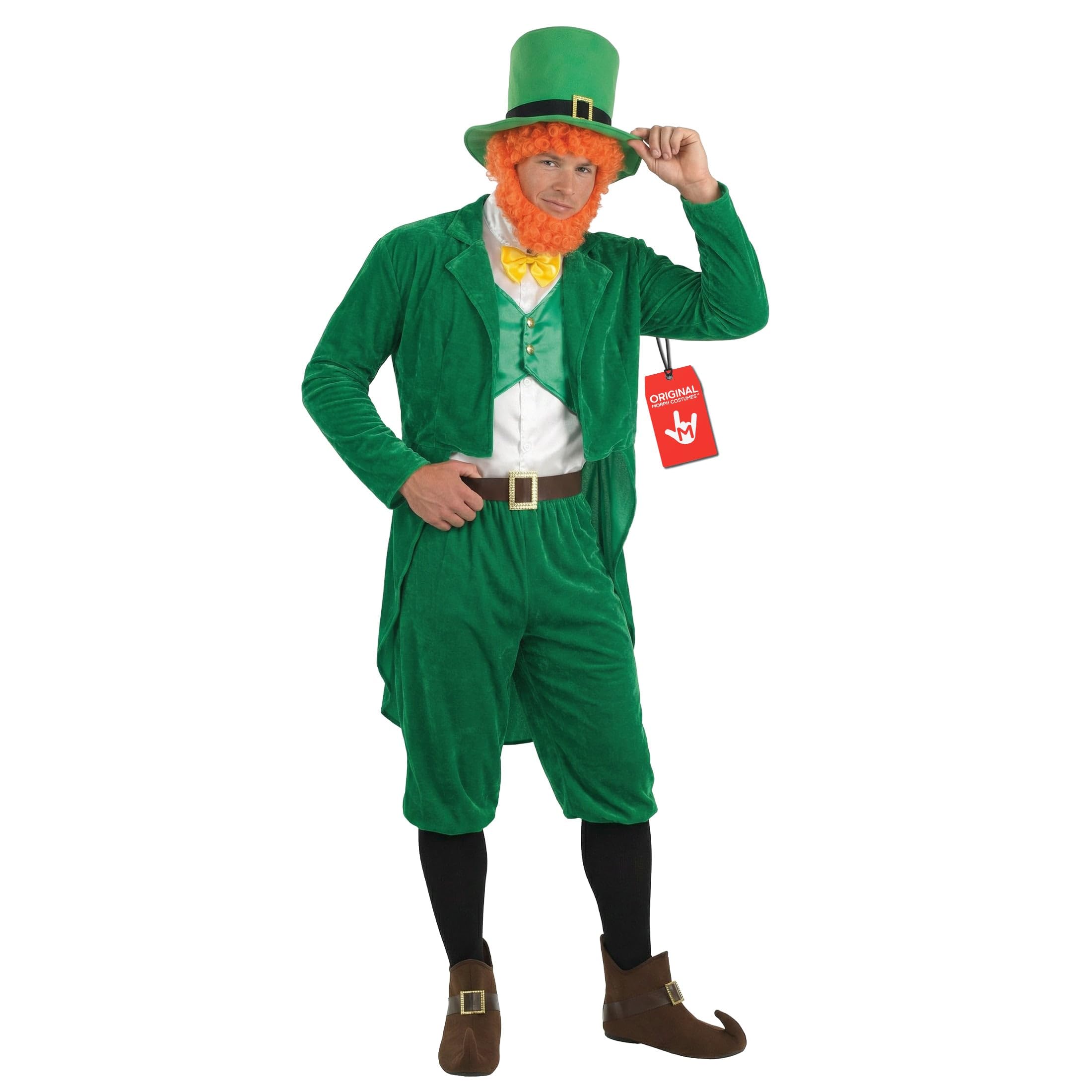 Fun Shack Leprechaun Costume Mens, Mens Leprechaun Costume, Irish Fancy Dress Mens Large