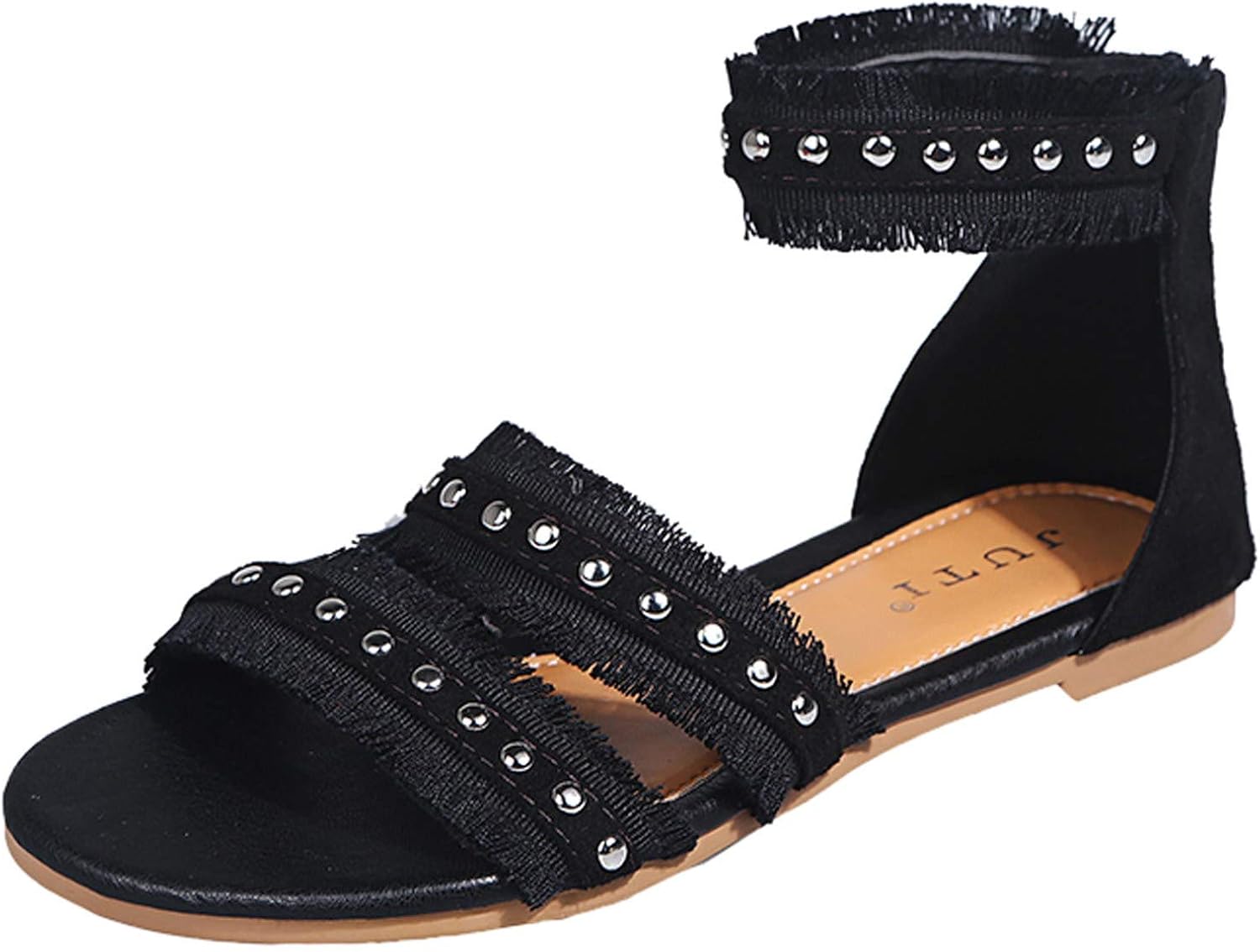 Amazon.com | Sandals for women-Summer Hollow Sandals -Beach Open Toe Sandals -Breathable Sandals 