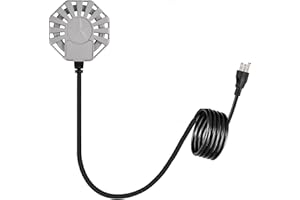 DWELSPIRE 500W Chicken Water Heater - Bird Bath Heater, Stock Tank Heater for Livestock | Submersible Heater with 41°F Smart On/Off, 9.84FT Cord & 27.56in Chew-Proof Sleeve, Non-Conductive Winter Heater