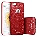 iPhone 6 / 6s Case, ZUSLAB Rosy Series, Bling Luxury Shinning Bumper,Dual Layer Protective Glitter Cover for Apple iPhone 6 / 6s (Red)